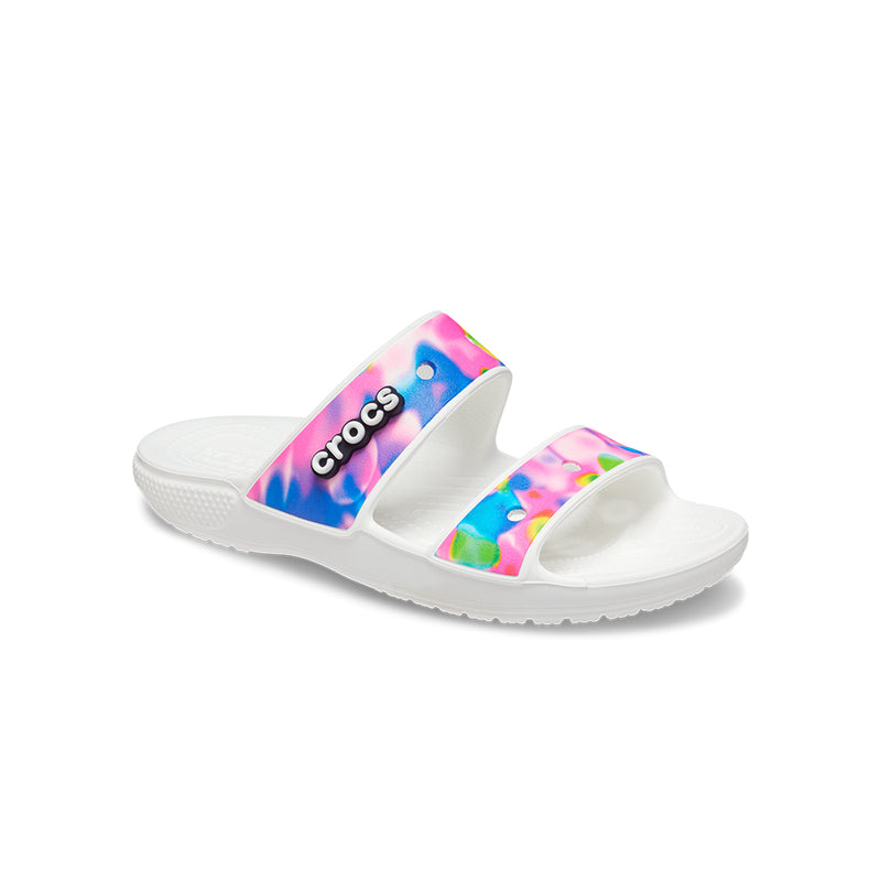 Classic Solarized Sandal in White Pink