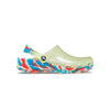 Classic Translucent Marbled Clog in Sulphur Multi