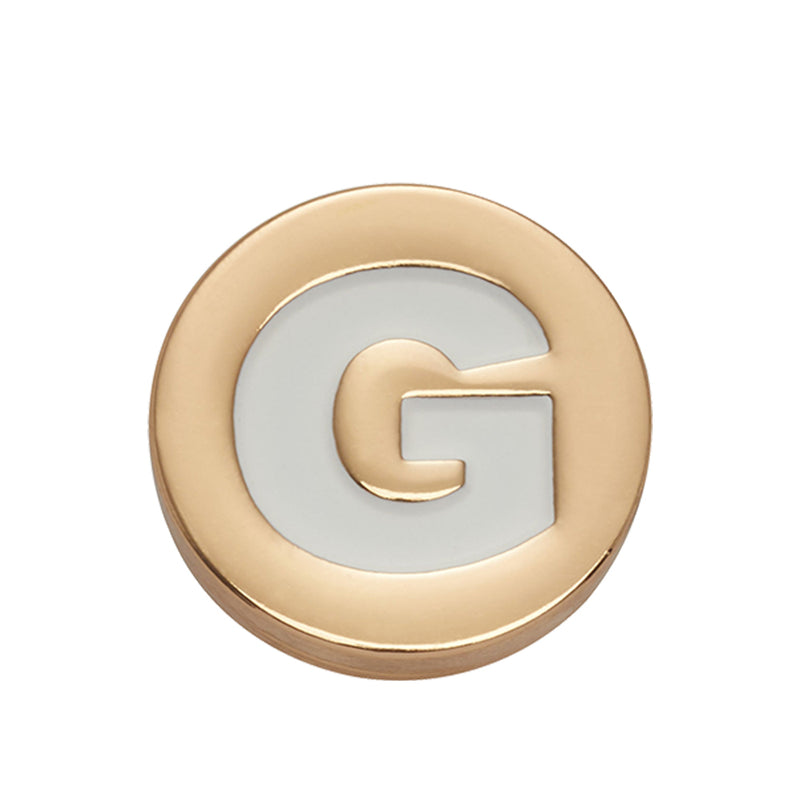 Jibbitz Charm Gold Letter G