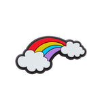 jibbitz charm rainbow with clouds
