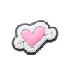 jibbitz charm heart sticker