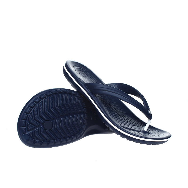  Crocs womens Women's Crocband, Sandals for Women Flip Flop,  Navy, 9 US